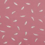 Jersey Federn auf Dunklem Altrosa