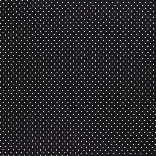 Jersey Middle Dots Schwarz Jersey Middle Dots Schwarz