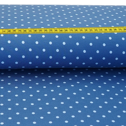 Jersey Middle Dots Rauchblau Jersey Middle Dots Rauchblau