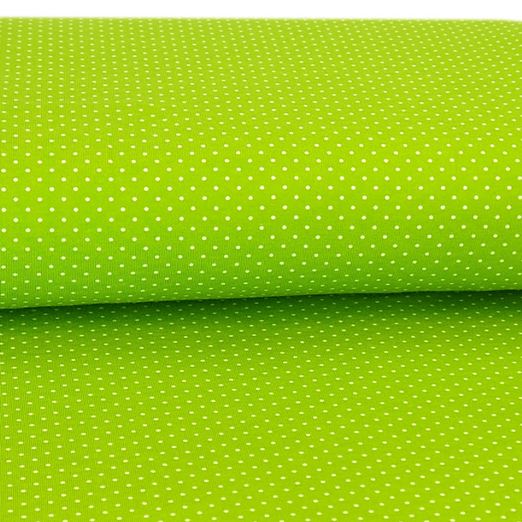 Jersey Mini Dots Lime