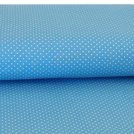 Jersey Mini Dots Hellblau Jersey Mini Dots Hellblau
