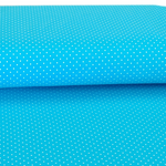 Jersey Mini Dots Türkis