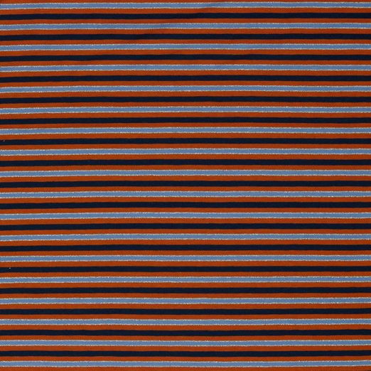 Jersey GLITZER Stripes Navy/Silber