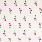 Jersey GLITZER Süße Kirschen auf Creme