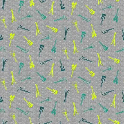 Jersey NEON Rockguitars Hellgrau Meliert Jersey NEON Rockguitars Hellgrau Meliert