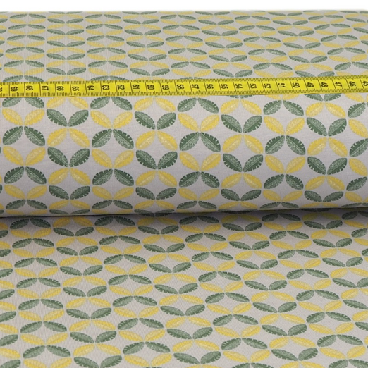 Jersey Retro Leaves auf Flieder ORGANIC Jersey Retro Leaves auf Flieder ORGANIC