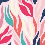 Jersey Retro Feuerzungen auf Hellflieder