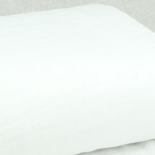 Hochwertiges Musselin Double Gauze USA Shannon Fabrics Uni Snow Hochwertiges Musselin Double Gauze USA Shannon Fabrics Uni Snow