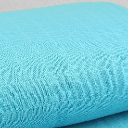 Hochwertiges Musselin Double Gauze USA Shannon Fabrics Uni Turqoise Hochwertiges Musselin Double Gauze USA Shannon Fabrics Uni Turqoise