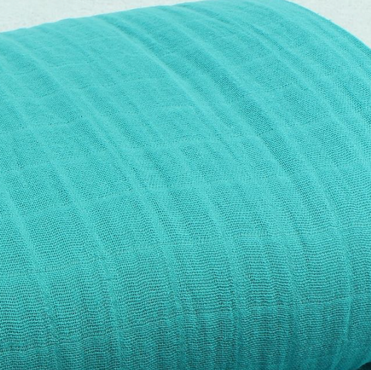 Hochwertiges Musselin Double Gauze USA Shannon Fabrics Uni Teal Hochwertiges Musselin Double Gauze USA Shannon Fabrics Uni Teal