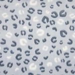 Kuschelfleece Leospots auf Hellblau