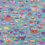 Jersey Tea Party auf Helltürkis