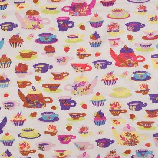 Jersey Tea Party auf Weiß