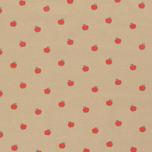 Jersey Apples auf Hellbraun