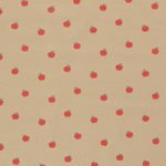 Jersey Apples auf Hellbraun Jersey Apples auf Hellbraun