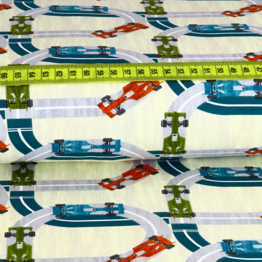 Jersey Formel 1 auf Beige ÜBERBREITE Jersey Formel 1 auf Beige ÜBERBREITE