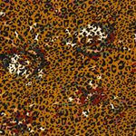 Jersey Große Blüten und Leospots auf Senfgelb