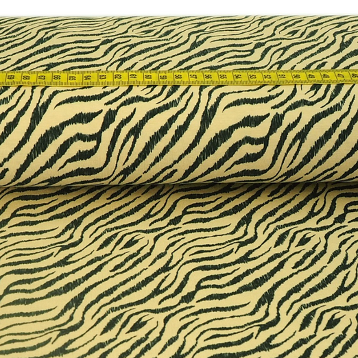Jersey Animalprint Zebra Beige Jersey Animalprint Zebra Beige
