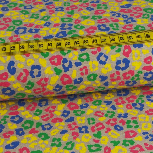 Jersey Panther Beige Meliert Jersey Panther Beige Meliert