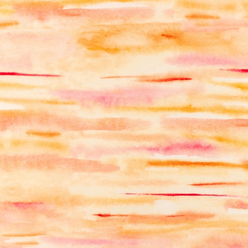 Jersey Aquarell Streifen Orange Digital
