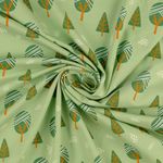 Jersey «Magie de la forêt» sur menthe claire