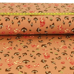 Jersey Mushrooms & Leaves auf Terracotta Jersey Mushrooms & Leaves auf Terracotta