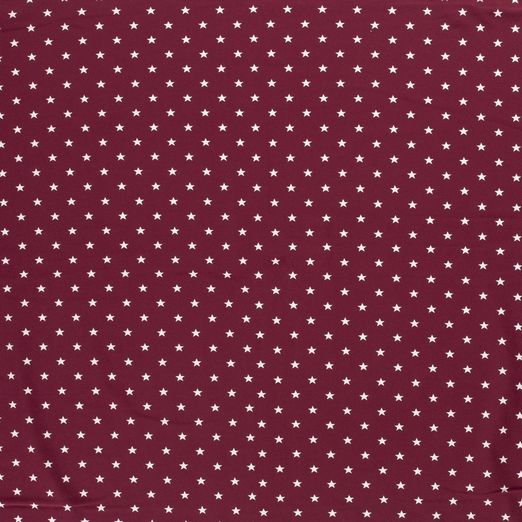 Jersey Sterne Weinrot