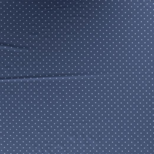 Jersey Sterne Mini Rauchblau
