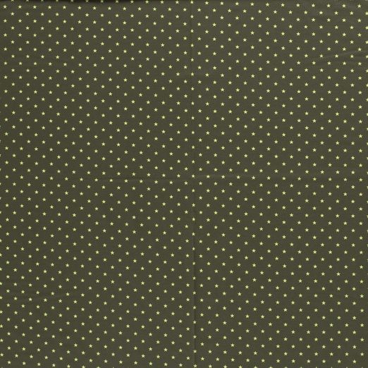 Jersey Sterne Mini Khaki