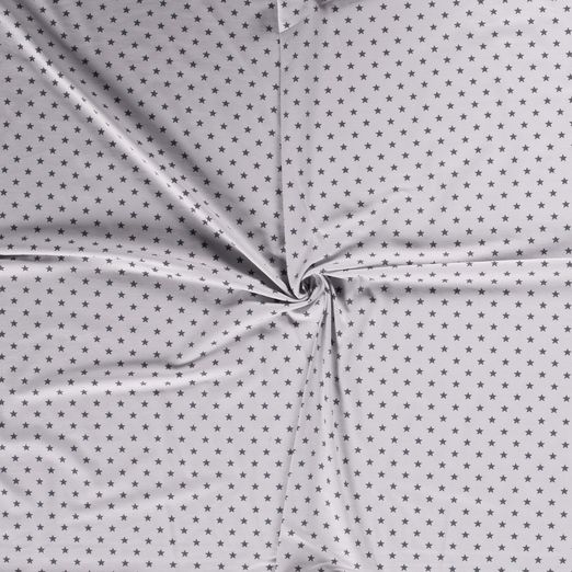 Jersey Sterne Mini Hellgrau Jersey Sterne Mini Hellgrau