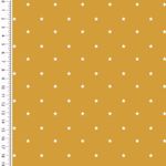 Jersey Small Sternchen auf Senfgelb Jersey Small Sternchen auf Senfgelb