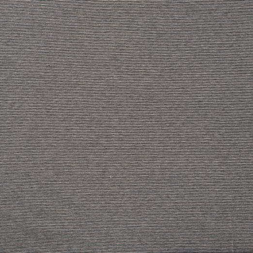 Jersey Mini Stripe Schwarz/Weiß