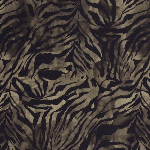Sportswear Jersey Animalprint Tiger auf Khaki Digital