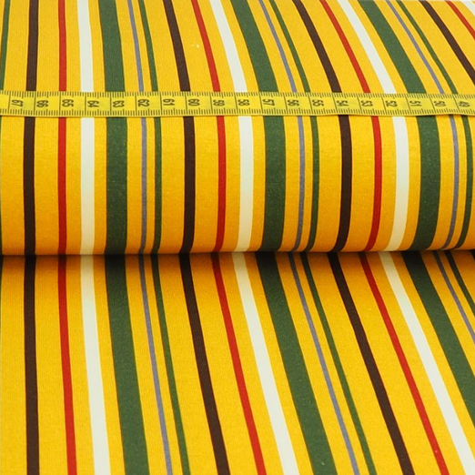 Jersey Multistripes Senfgelb Jersey Multistripes Senfgelb