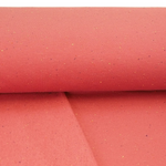 Light Wintersweat Cosy Colors Koralle mit gesprenkelten farbigen Pünktchen