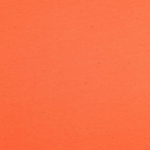 Light Wintersweat Cosy Colors Orange mit gesprenkelten farbigen Pünktchen