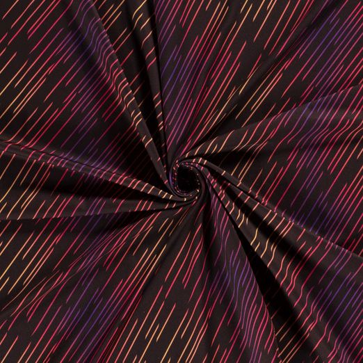 Sportswear Jersey Stripes Pink/Lila auf Schwarz Digital