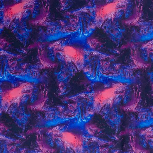 Sportswear Jersey Vulkanausbruch Blau/Pink Digital