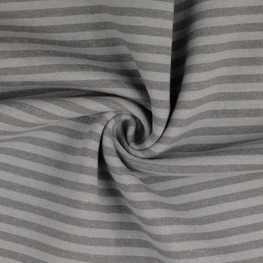 Wintersweat Streifen Hellgrau/Grau Wintersweat Streifen Hellgrau/Grau