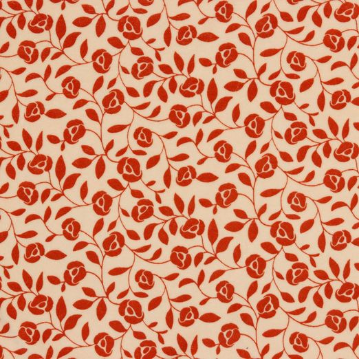 Nicki Blumenranken auf Apricot