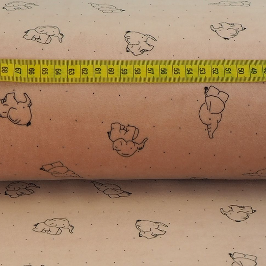 Nicki Baby Elefant auf Hellem Altrosa Nicki Baby Elefant auf Hellem Altrosa