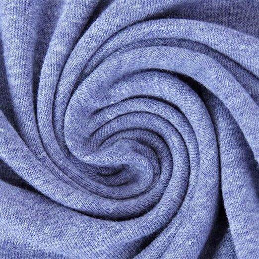 Jersey Uni Pflaume Meliert Jersey Uni Pflaume Meliert