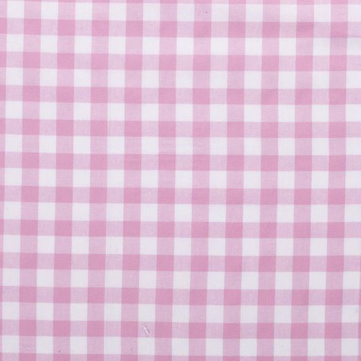 Baumwolle Karo XL Standard Rosa