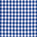 Coton Carreaux XL Standard Bleu Royal
