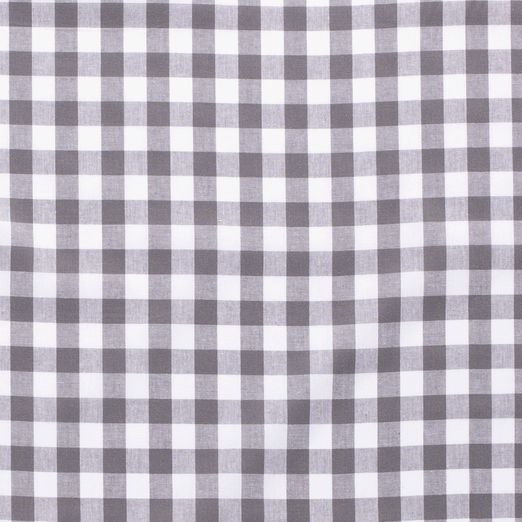 Baumwolle Karo XL Standard Anthrazit Baumwolle Karo XL Standard Anthrazit