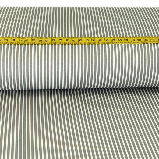Baumwolle Stripes Grau Baumwolle Stripes Grau