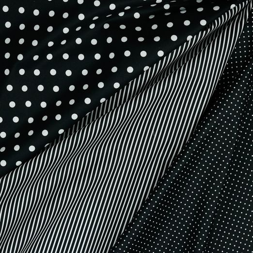 Baumwolle Stripes Schwarz Baumwolle Stripes Schwarz