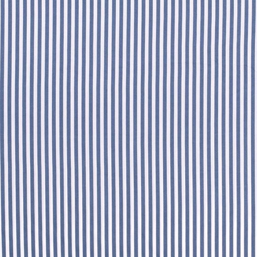 Baumwolle Streifen Standard Rauchblau Baumwolle Streifen Standard Rauchblau