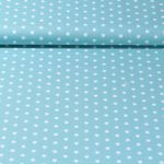 Baumwolle Popeline Stina - Sterne Altgrün Weiß