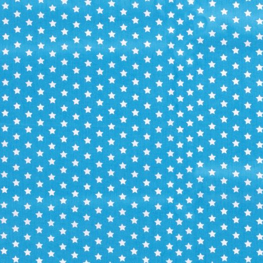 Baumwolle Sterne MINI Standard Türkis